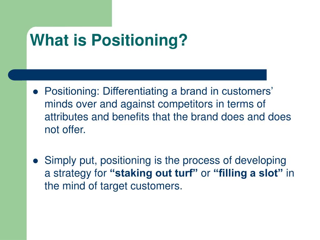 PPT Positioning PowerPoint Presentation, free download ID6567826