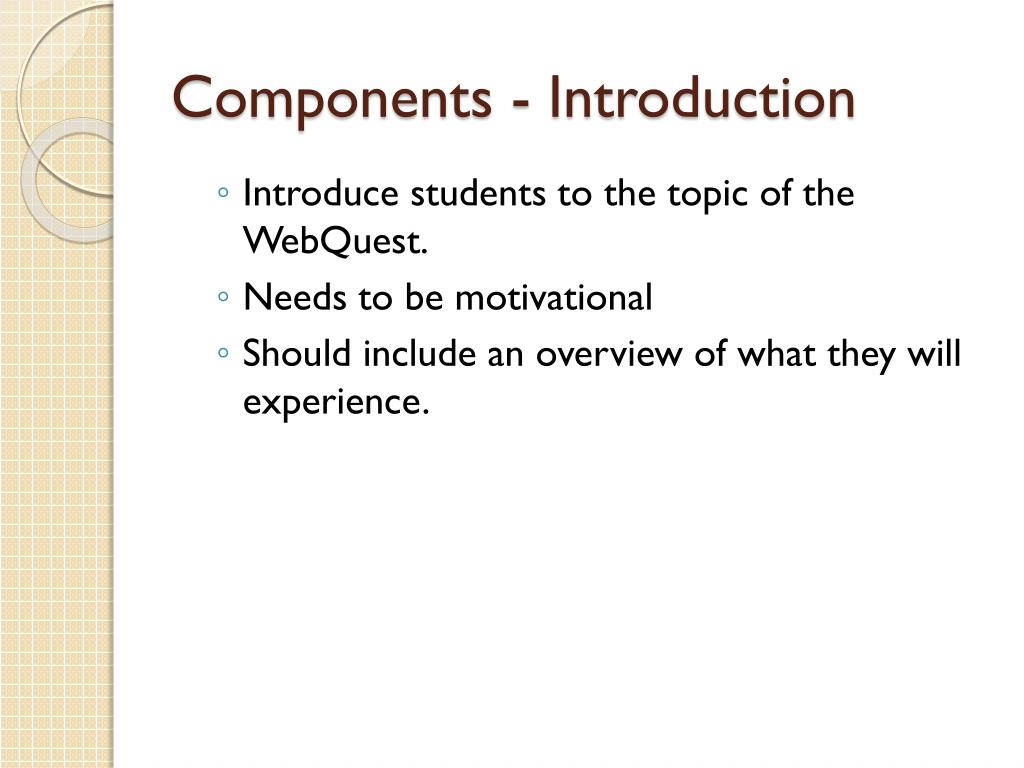 PPT Parts of a Quest PowerPoint Presentation, free download ID