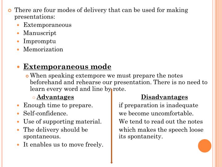 🐈 Impromptu delivery. How to Banish Impromptu Speaking Blues. 20190121