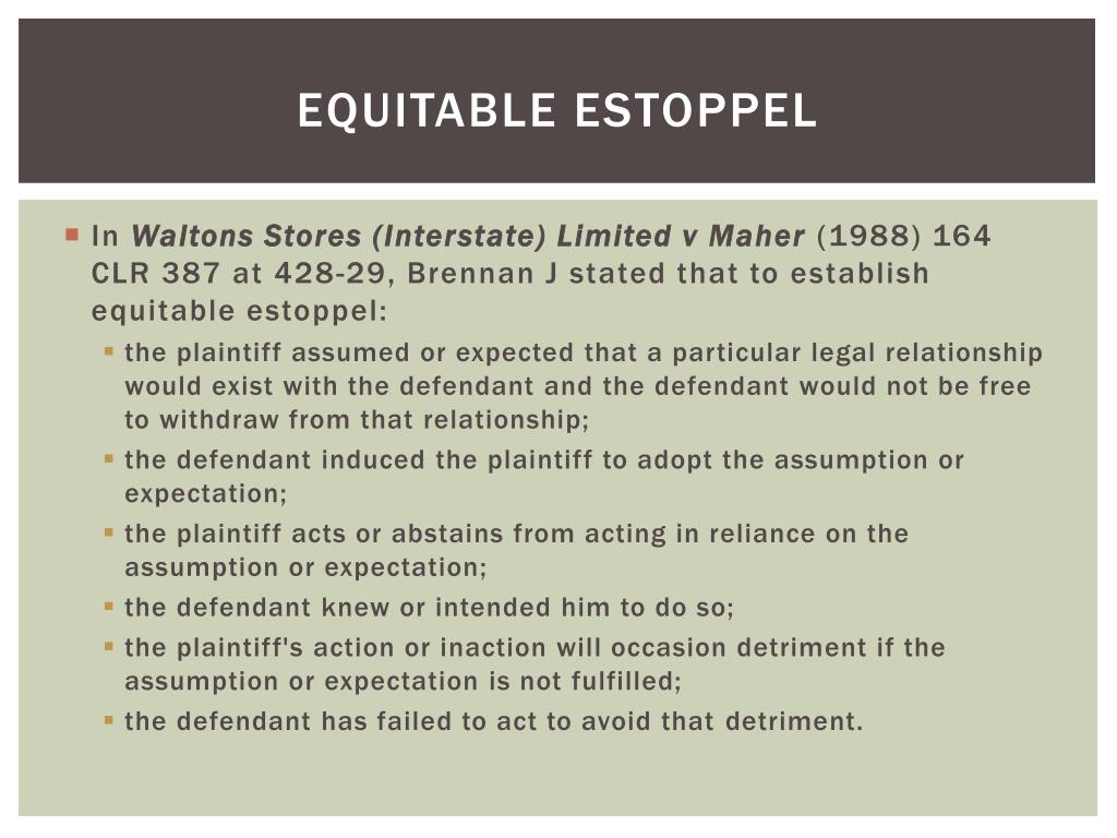 PPT Estoppel and Testamentary Succession Recent Developments