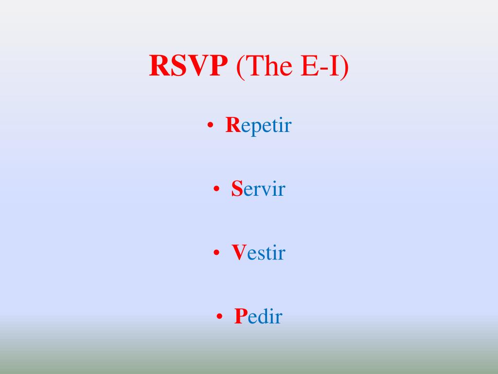 PPT The Present Tense of StemChanging Verbs e ie , e i , o ue