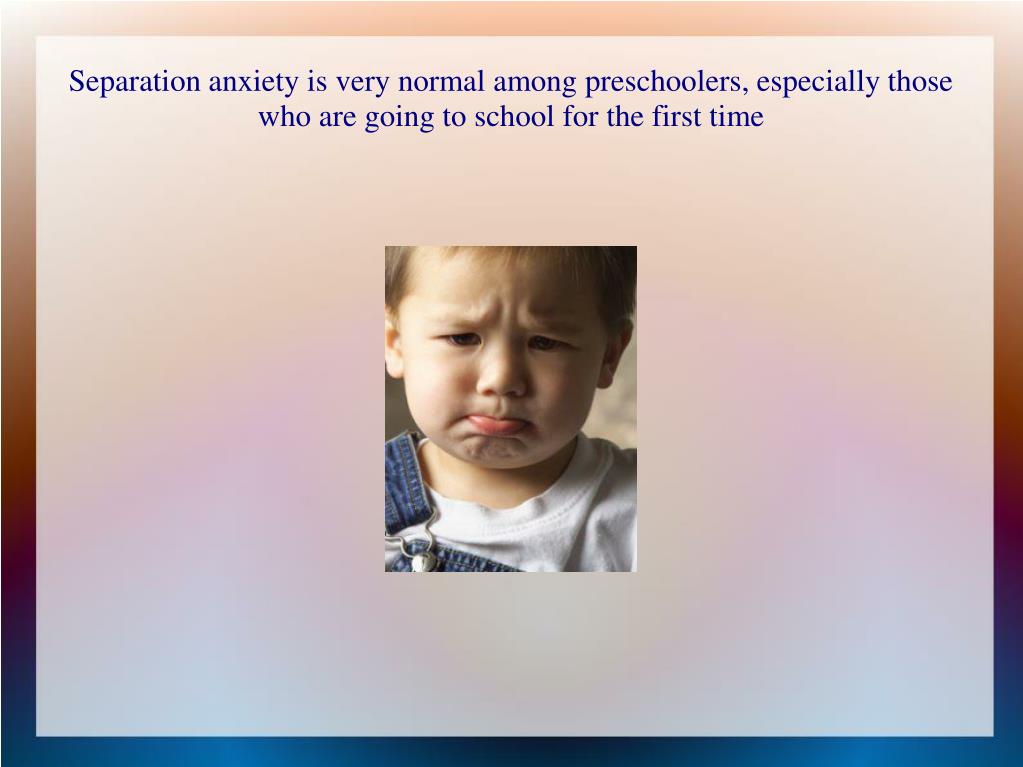 PPT Anxiety Disorders Separation Anxiety Disorder PowerPoint