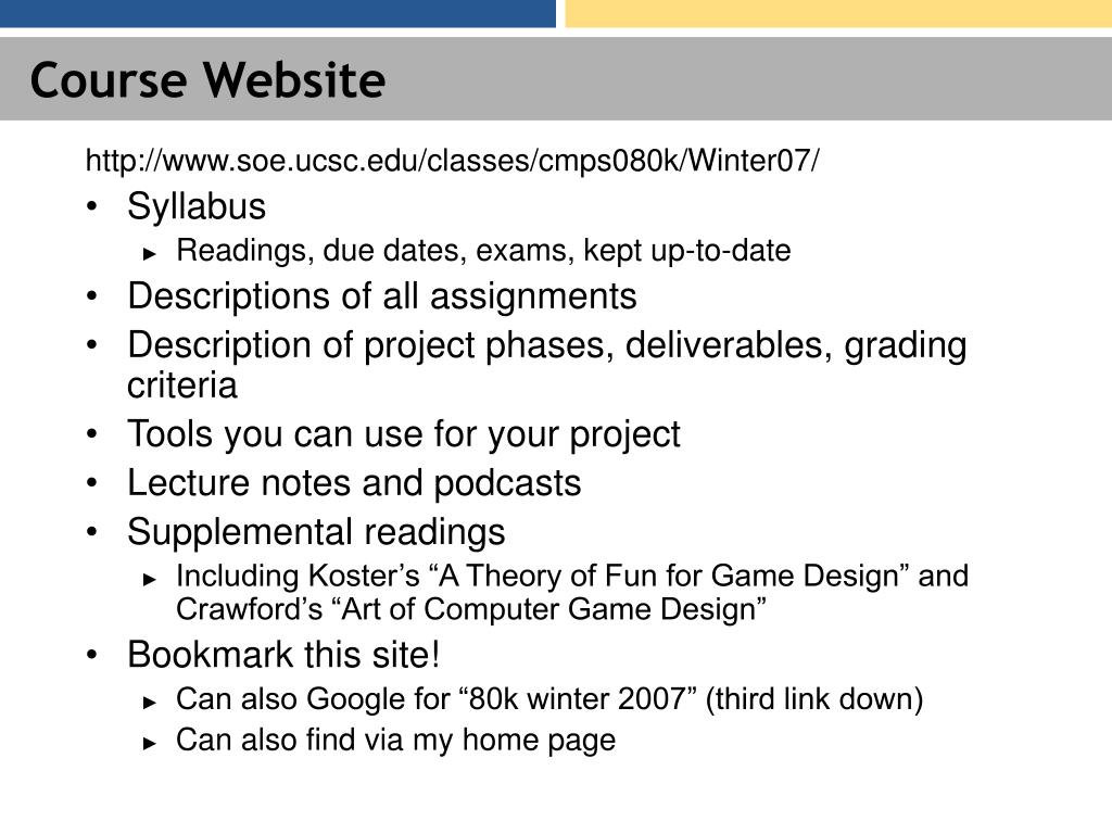 PPT Key Issues in Game Design & Course Overview PowerPoint PPT Key Issues in Game Design & Course Overview PowerPoint
