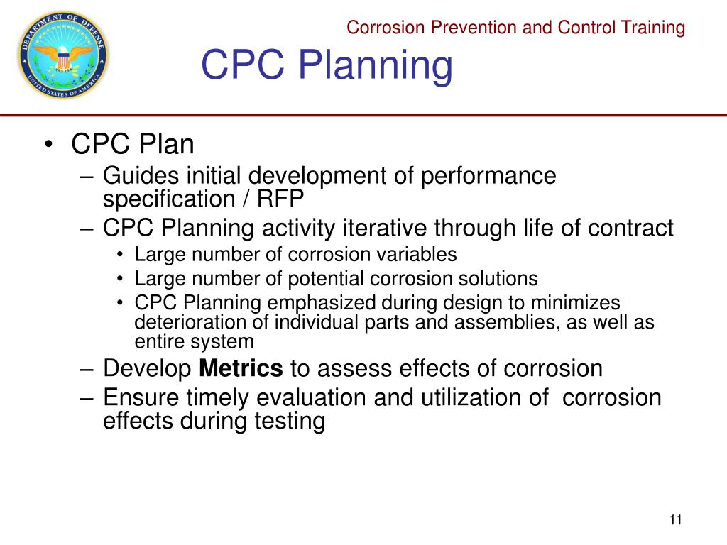 PPT DoD Policy for Corrosion Prevention and Control (CPC) PowerPoint