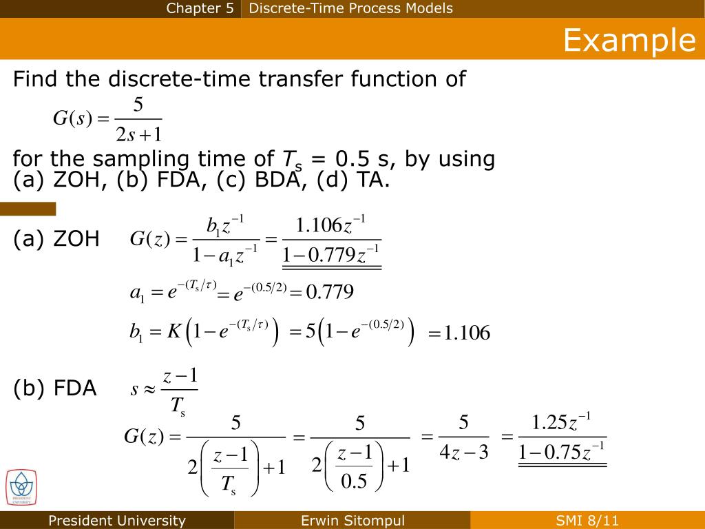 PPT DiscreteTime Transfer Functions PowerPoint Presentation, free