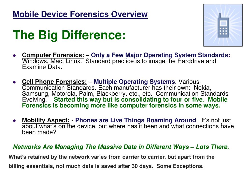 PPT Mobile Device Forensics An Overview PowerPoint Presentation, free
