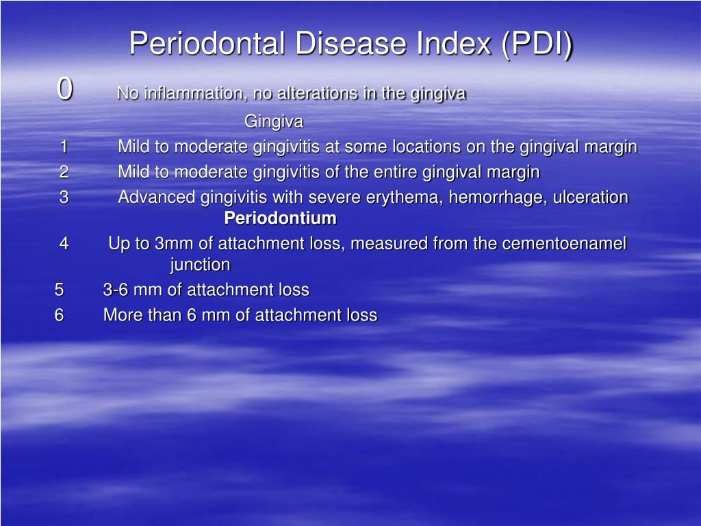 PPT EPIDEMIOLOGY OF PERIODONTAL DISEASE PowerPoint Presentation, free