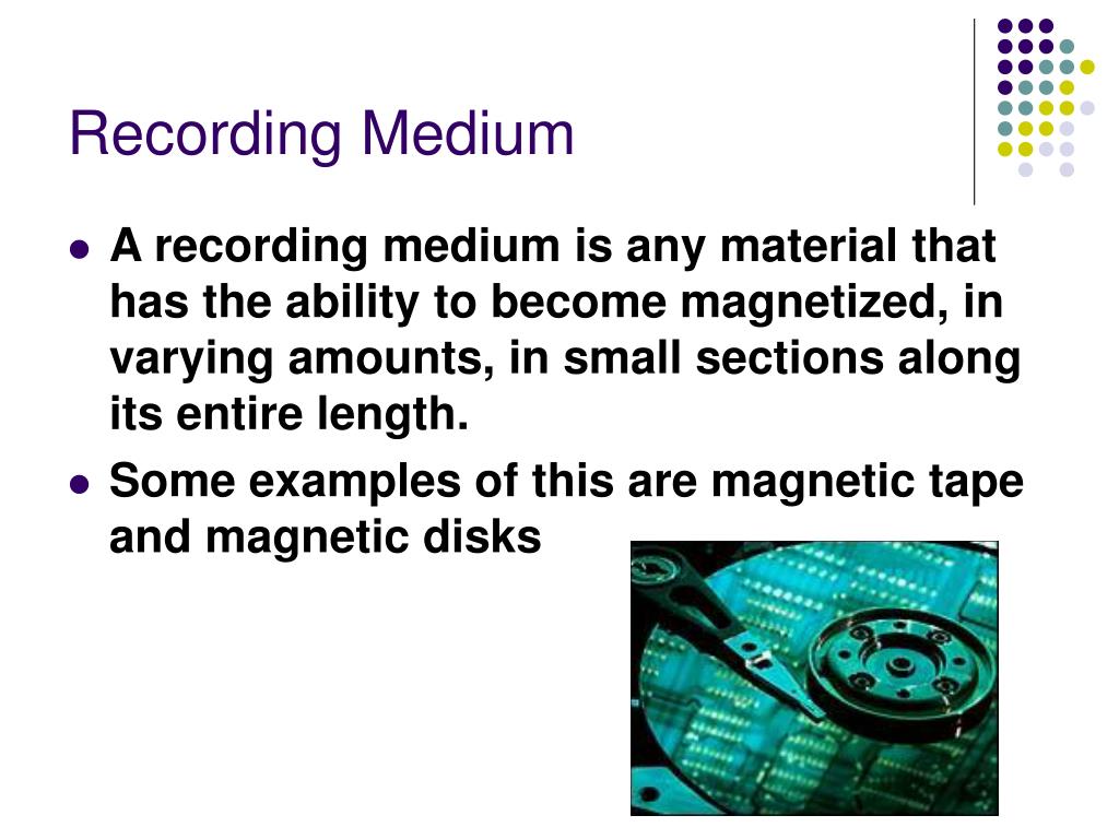 PPT RECORDING HEAD TECHNOLOGY BASIC PowerPoint Presentation, free