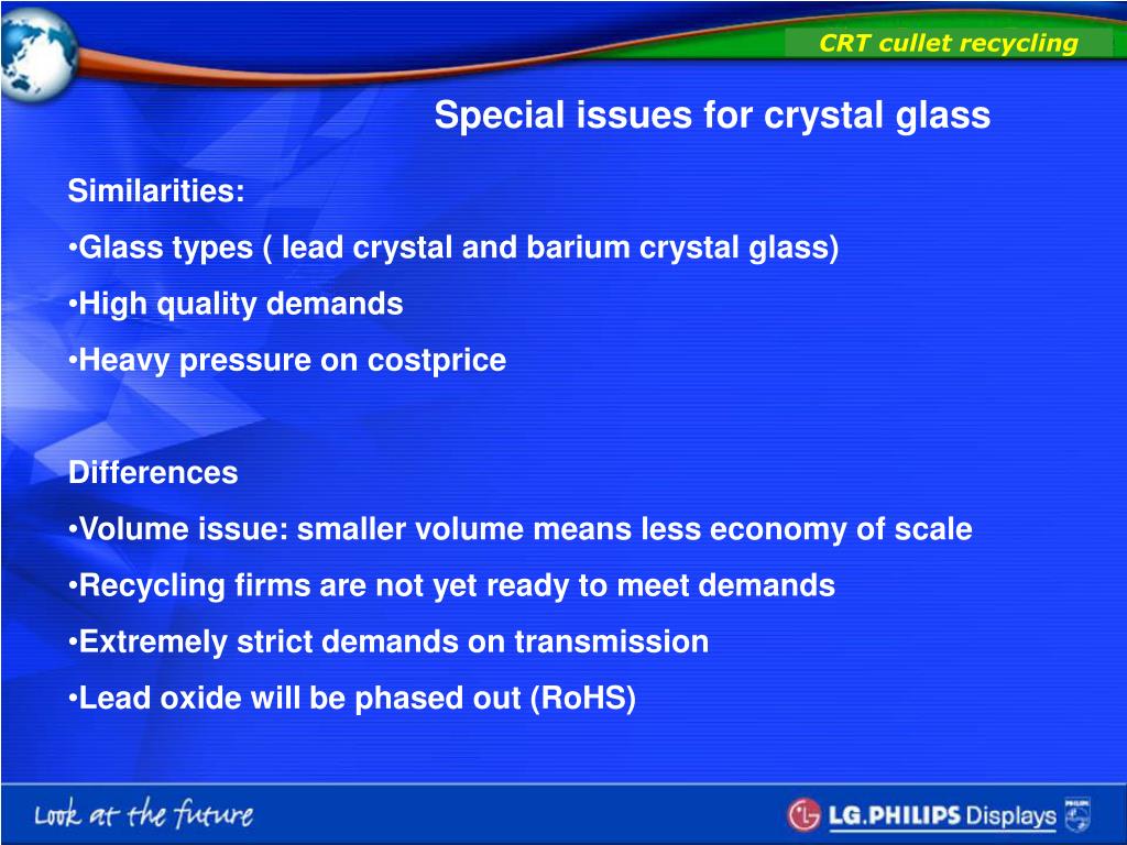 PPT CRT Recycling cullet activities LGPhilips Displays PowerPoint