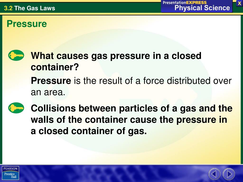 PPT What causes gas pressure in a closed container? PowerPoint