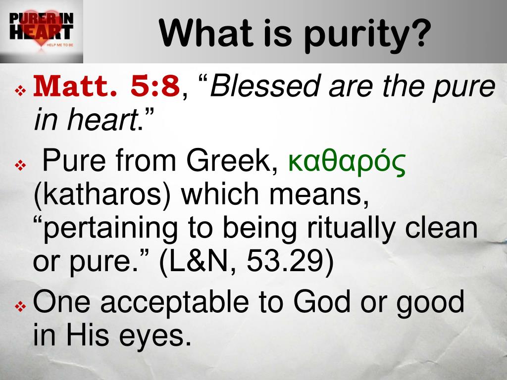 PPT Purity in God’s Word! PowerPoint Presentation, free download ID