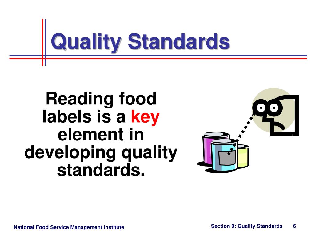 PPT Section 9 Quality Standards (Step 5) PowerPoint Presentation