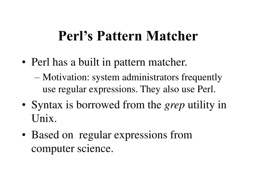 PPT Pattern Matching Simple Patterns PowerPoint Presentation, free