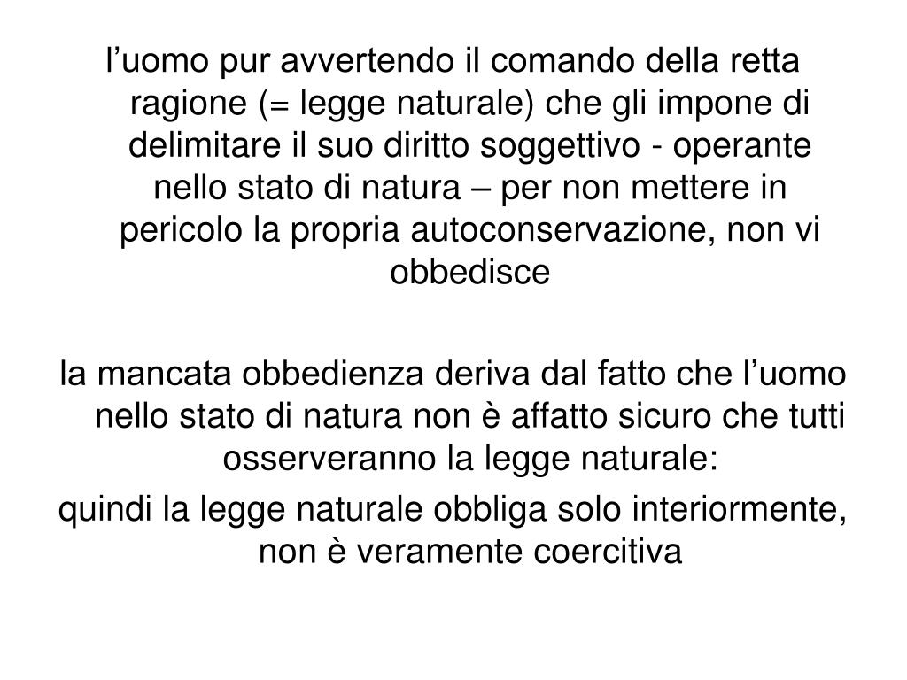 PPT HOBBES (la legge naturale e lo Stato) PowerPoint Presentation