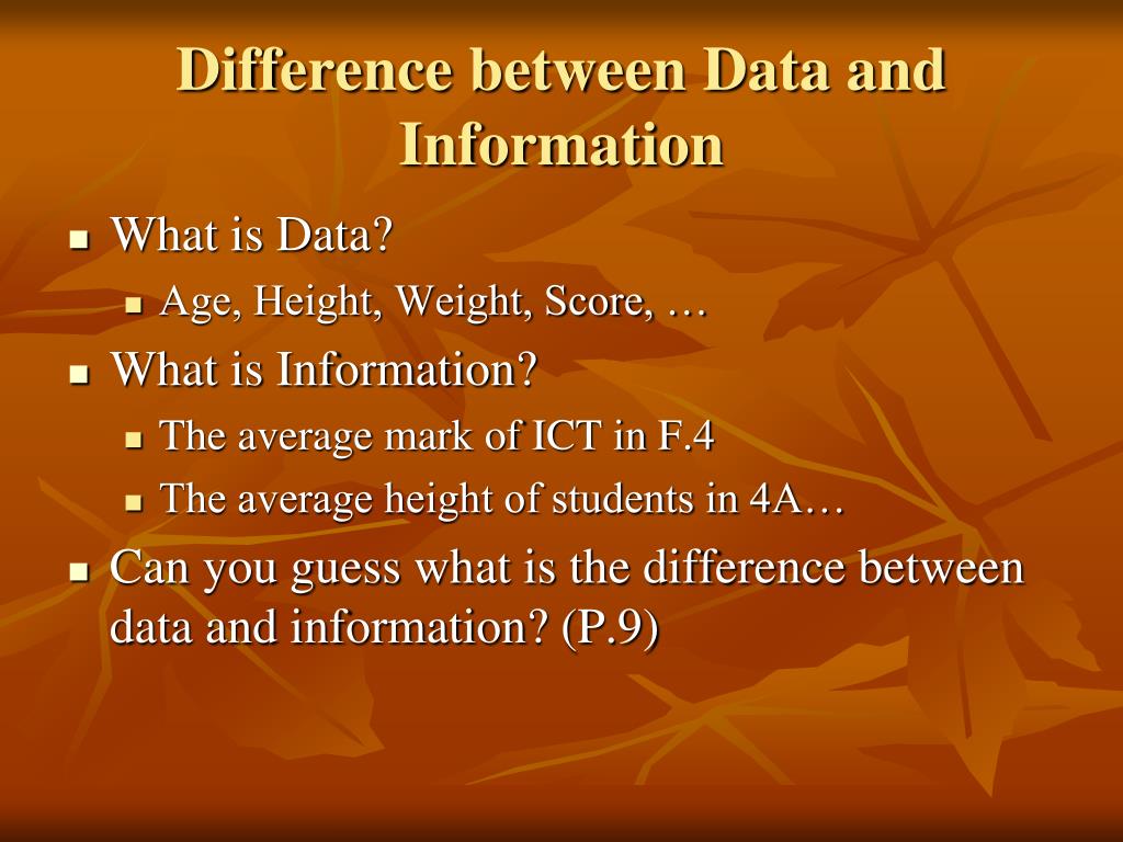 PPT Data and Information PowerPoint Presentation, free download ID
