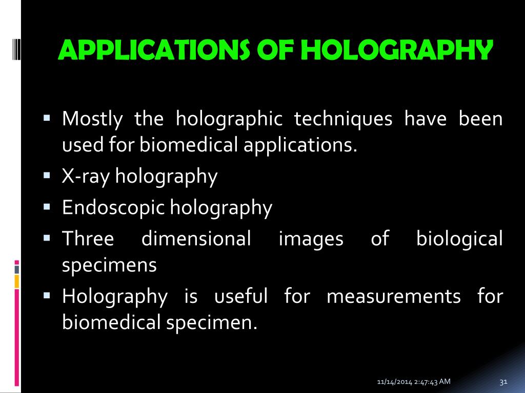 PPT Holography PowerPoint Presentation, free download ID6590558
