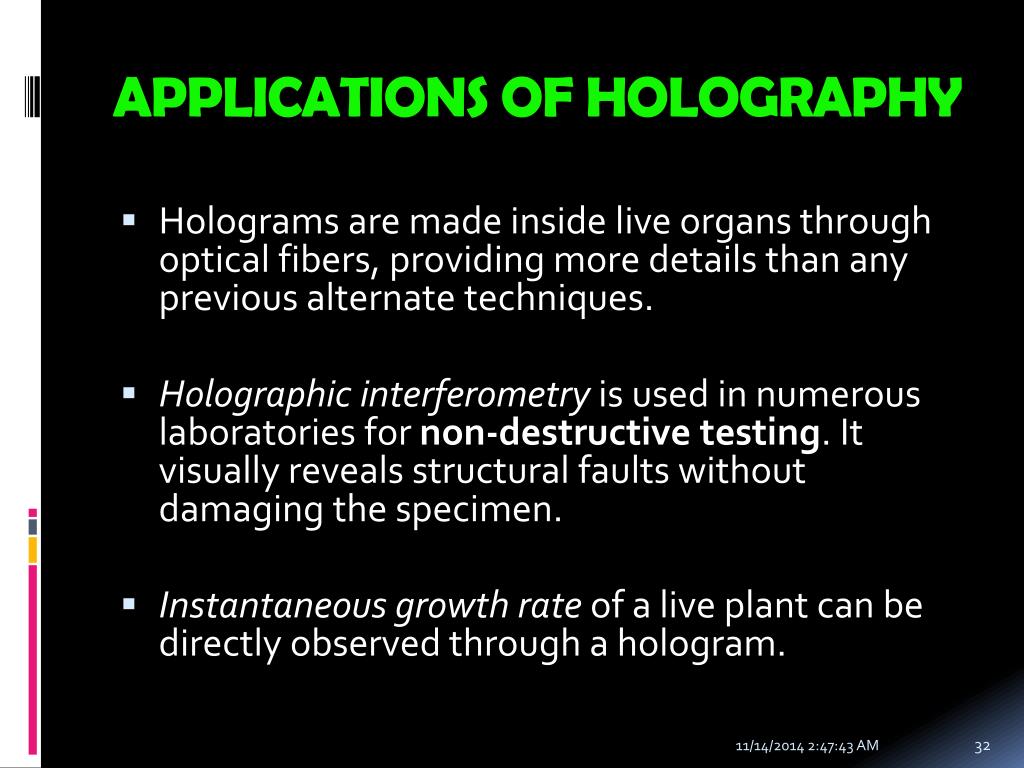 PPT Holography PowerPoint Presentation, free download ID6590558