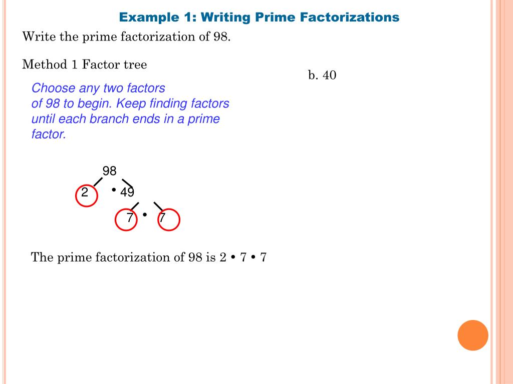 PPT 8.1 Factors and Greatest Common Factors PowerPoint Presentation