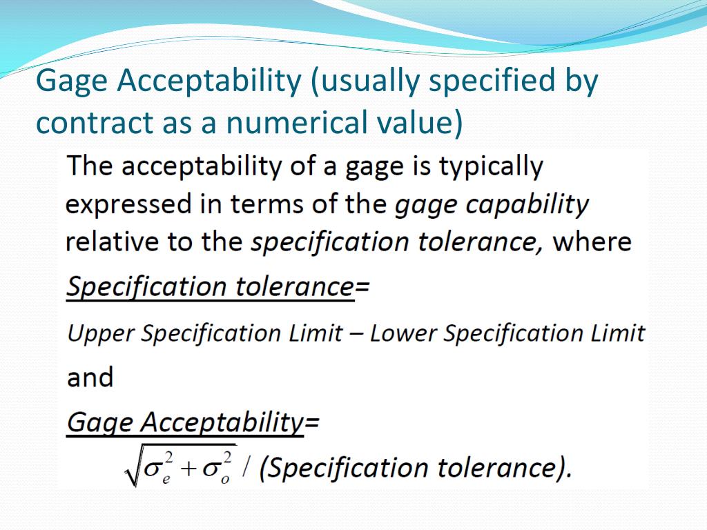 PPT Gage R&R PowerPoint Presentation, free download ID6591146