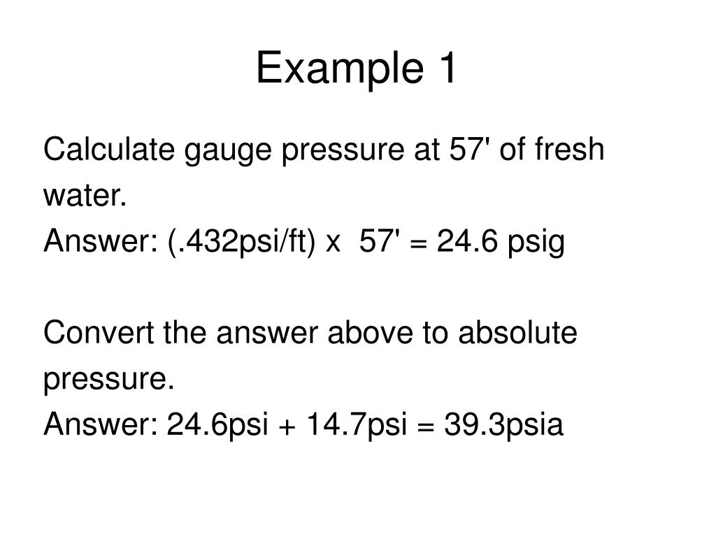 PPT Gauge Pressure PowerPoint Presentation, free download ID6591489