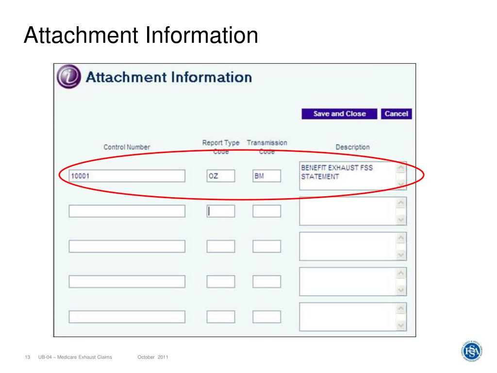 PPT UB04 Medicare Exhaust Claims PowerPoint Presentation, free