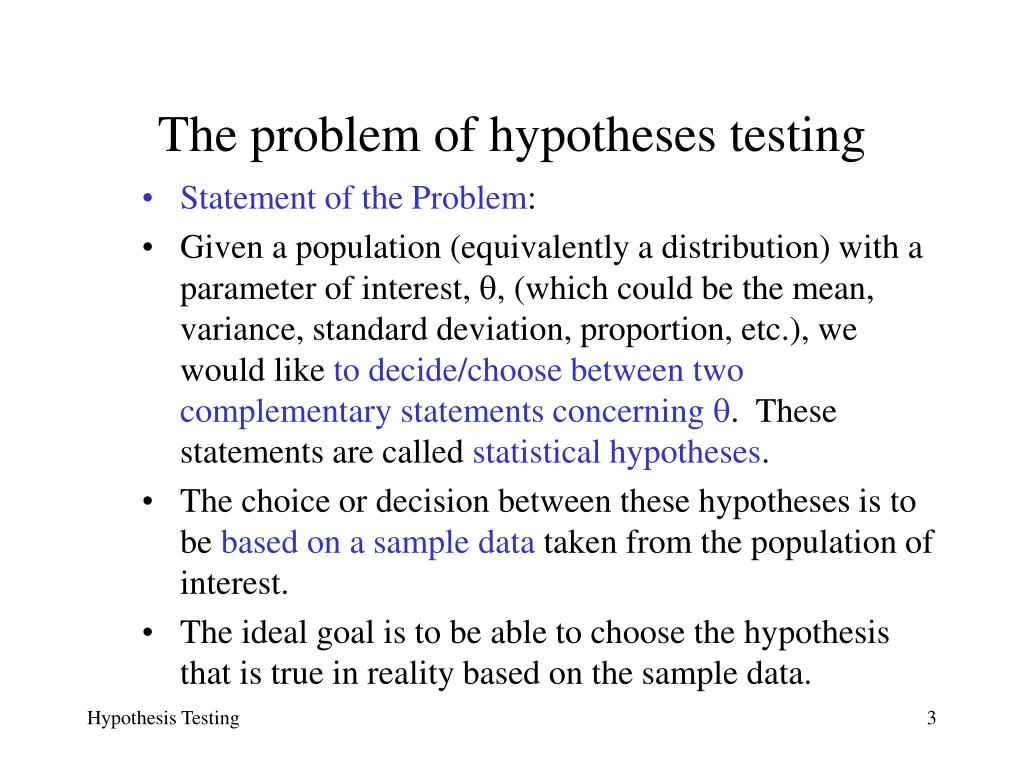 PPT Hypothesis Testing Lecture PowerPoint Presentation, free download