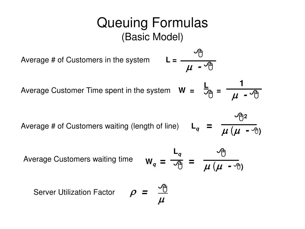PPT Waiting Lines Queues PowerPoint Presentation, free download ID