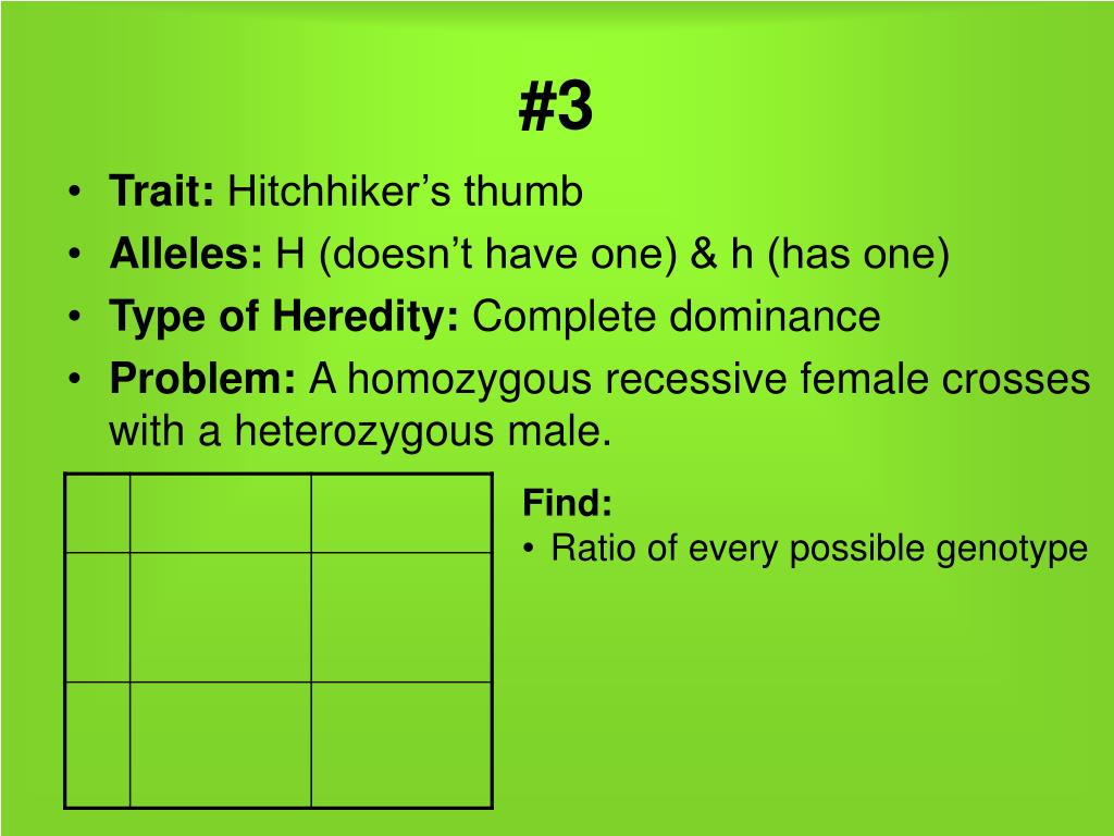 PPT Trait Plant height Alleles T (tall) and t (short) Type of