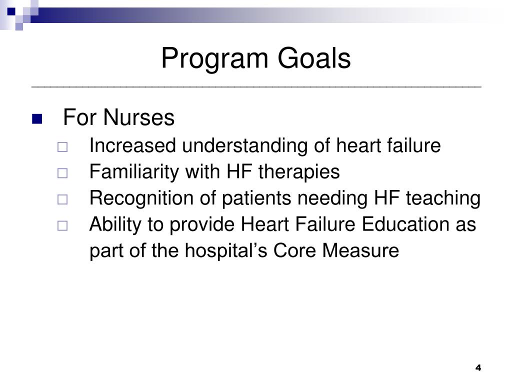 PPT Heart Failure Education and Discharge Program PowerPoint