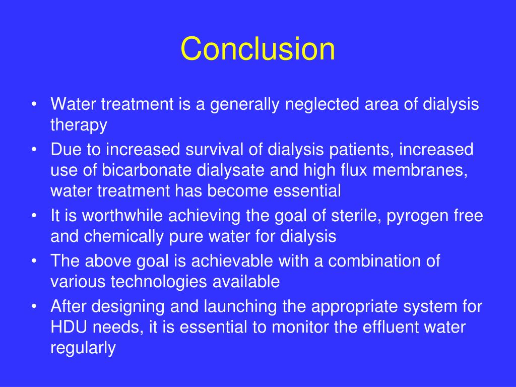 PPT Water Treatment in Hemodialysis PowerPoint Presentation, free