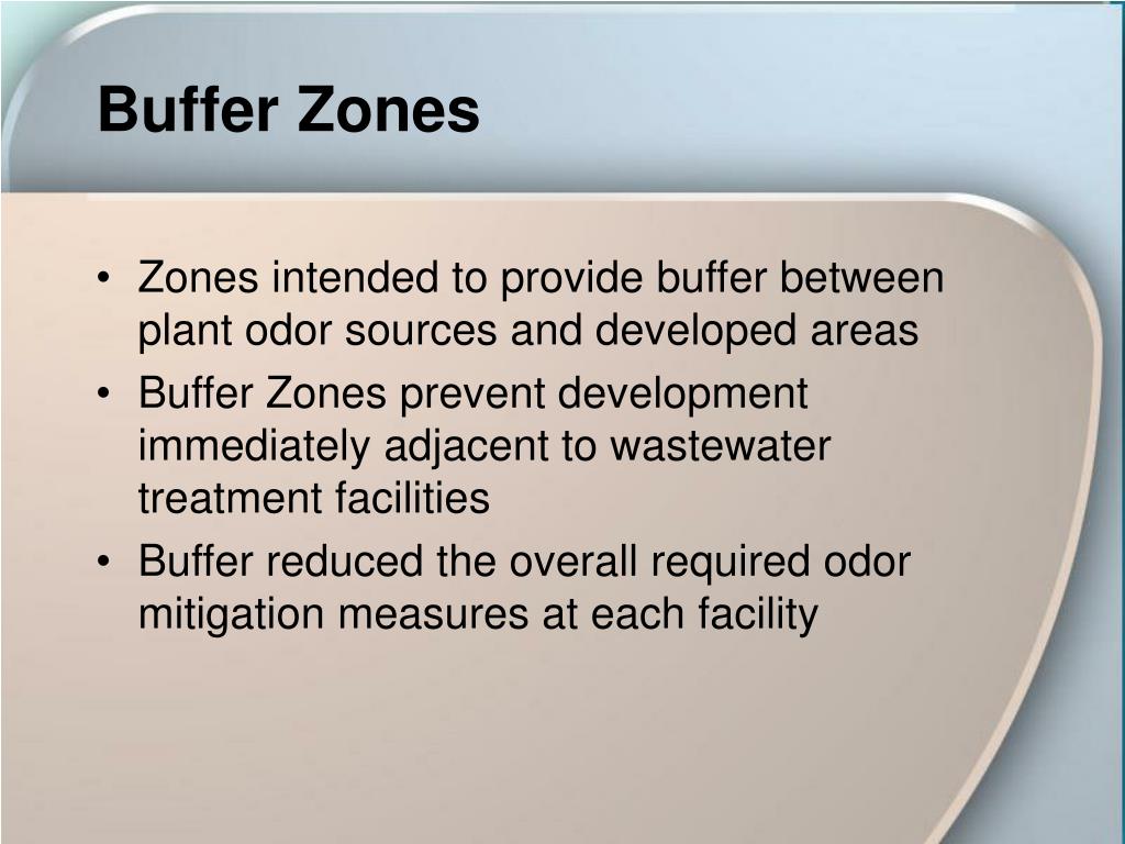 PPT Buffer Zones Based on Air Dispersion Modeling An Effective