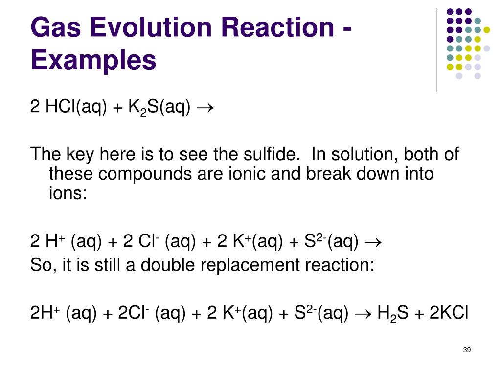 PPT Types of Aqueous Reactions PowerPoint Presentation, free download