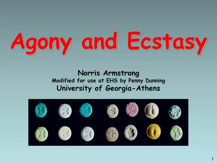 PPT Agony and Ecstasy Norris Armstrong Modified for use at EHS by