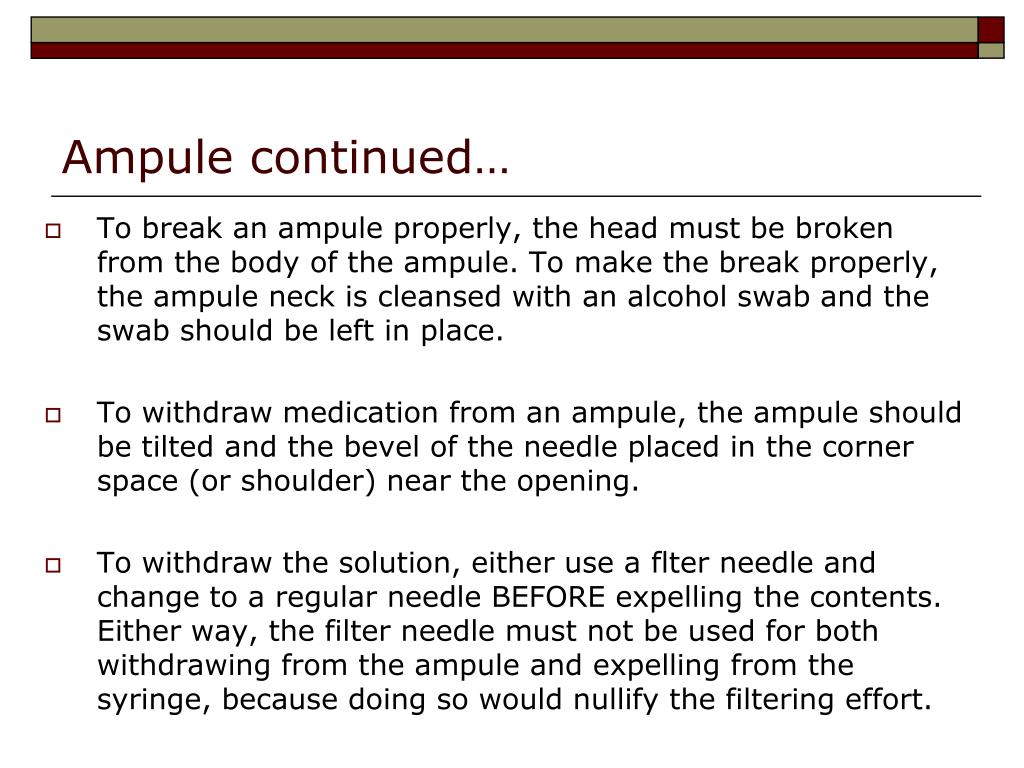 PPT Aseptic Technique, Sterile Compounding Intravenous and Admixture
