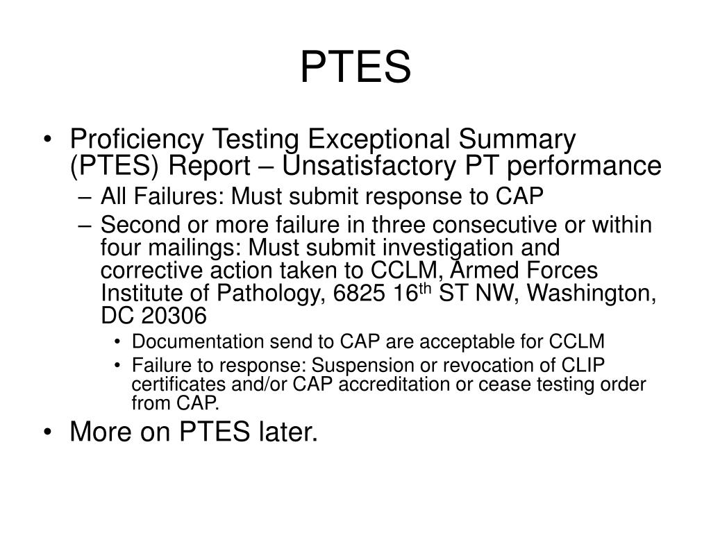 PPT CAP PT & ACCREDITATION (LAP) CLIP CERTIFICATES OVERVIEW