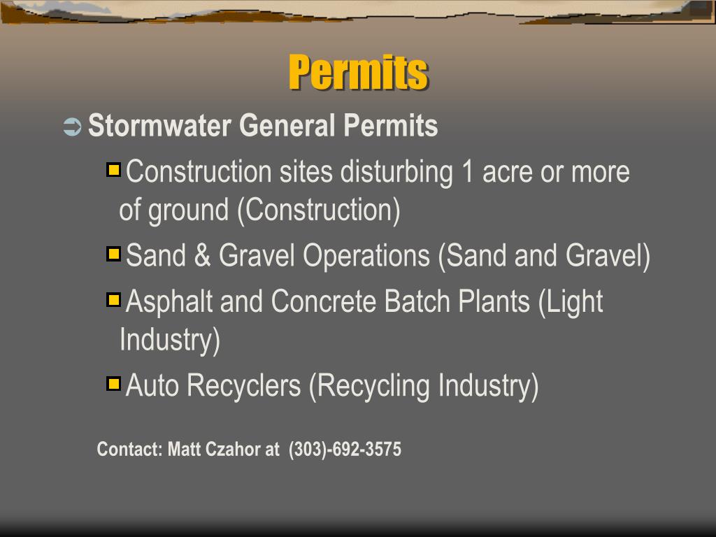 PPT Basis for Water Quality Permitting PowerPoint Presentation, free
