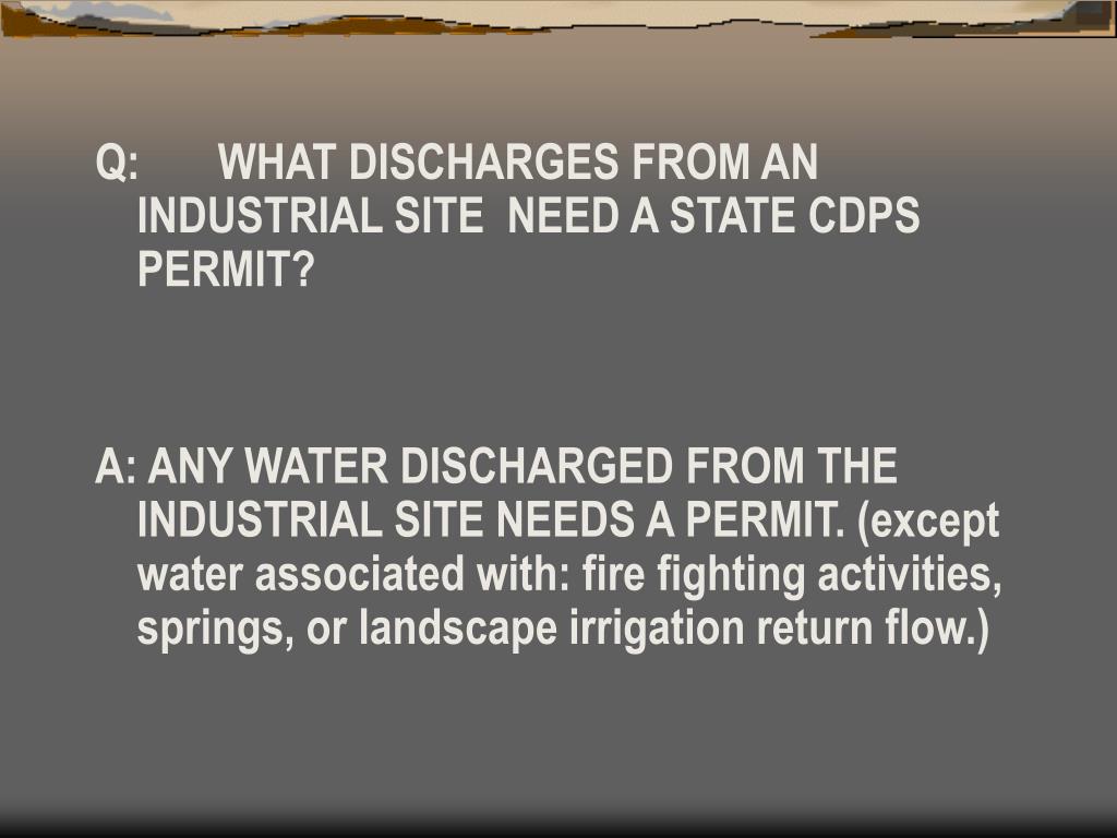 PPT Basis for Water Quality Permitting PowerPoint Presentation, free