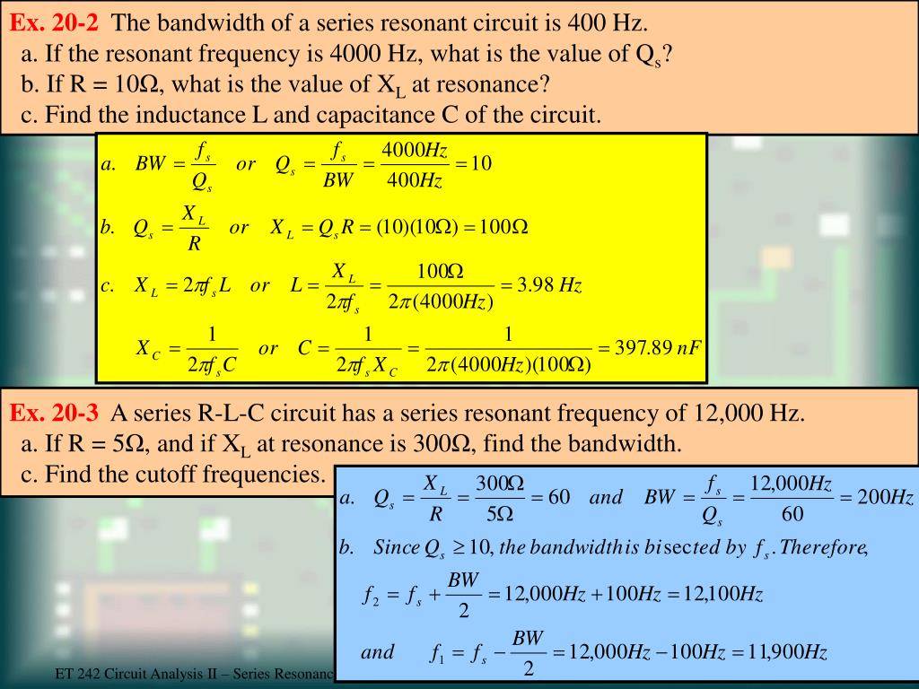 PPT Series Resonance PowerPoint Presentation, free download ID6599433