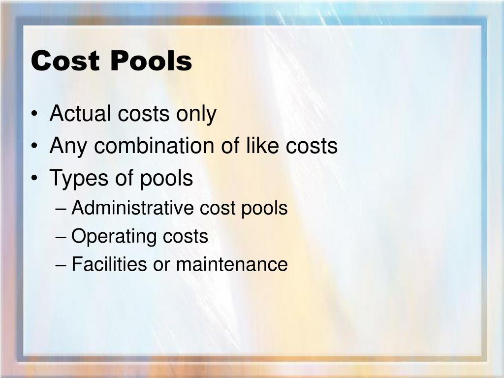 PPT Cost Allocation & Indirect Costs PowerPoint Presentation ID6600285