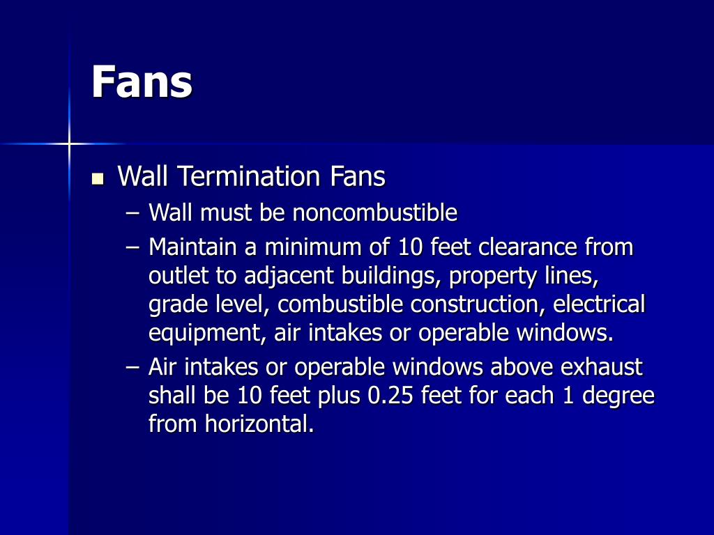 PPT NFPA 96 and Building Code Requirements for Commercial Kitchen