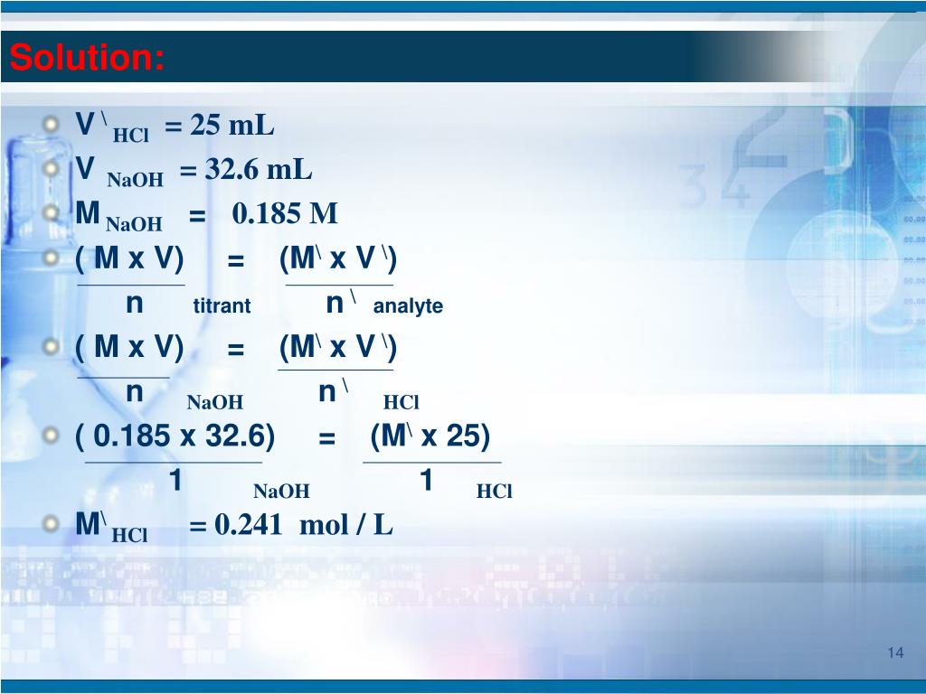 PPT Principles of Volumetric (Titrimetric) Analysis PowerPoint