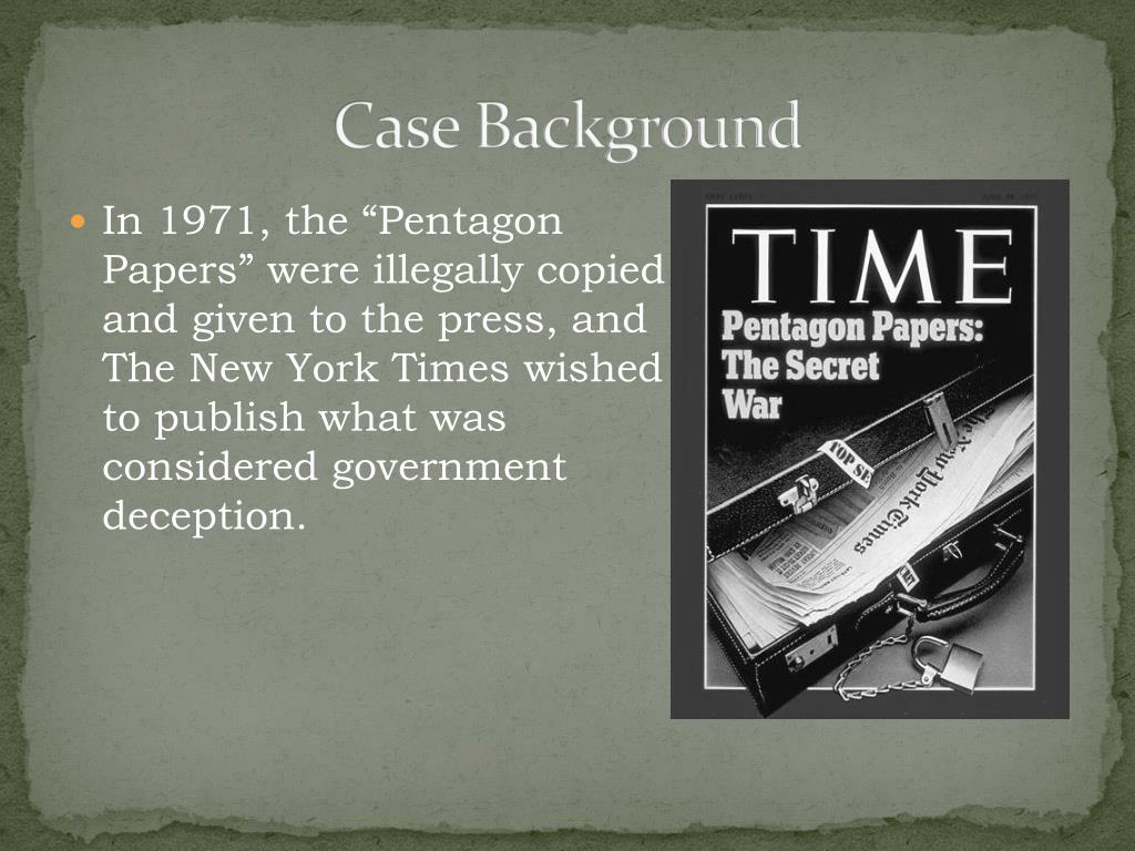 PPT New York Times VS. The United States PowerPoint Presentation