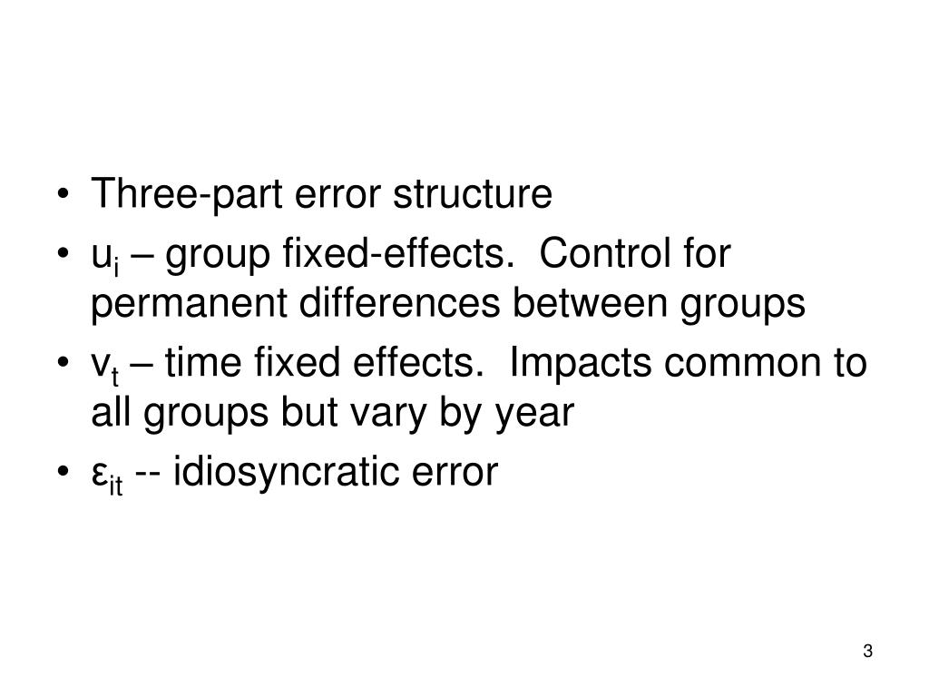 PPT Twoway fixedeffect models Difference in difference PowerPoint Presentation ID6603538