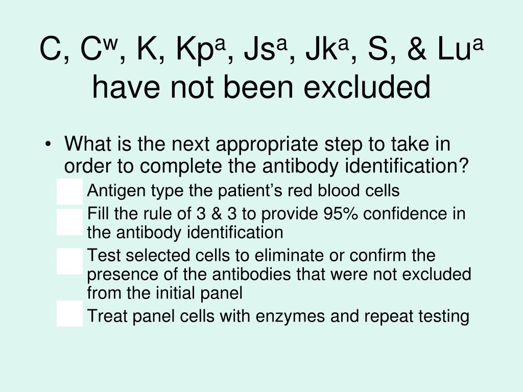 PPT Antibody Detection & Identification Review PowerPoint