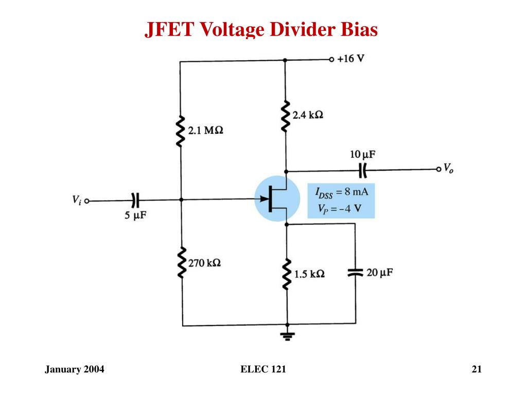 PPT JFET Biasing PowerPoint Presentation, free download