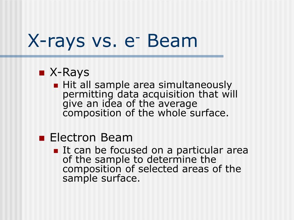 PPT XRay Photoelectron Spectroscopy (XPS) PowerPoint Presentation