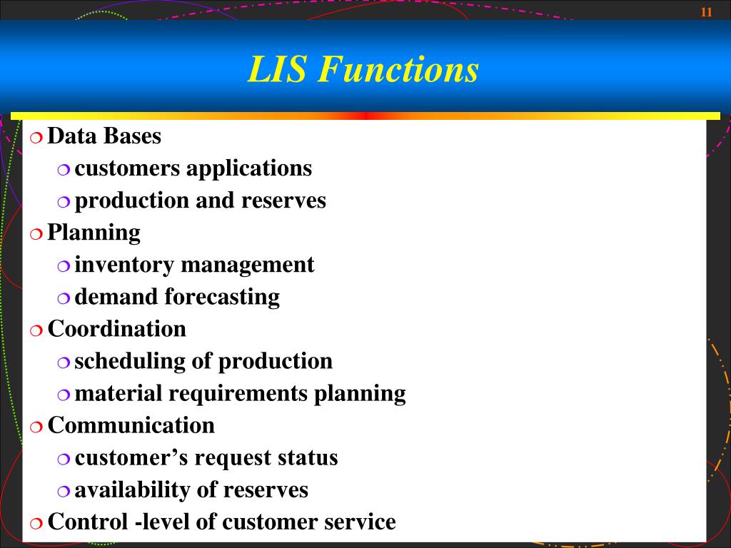 PPT Lecture 4. Information Systems in Logistics PowerPoint