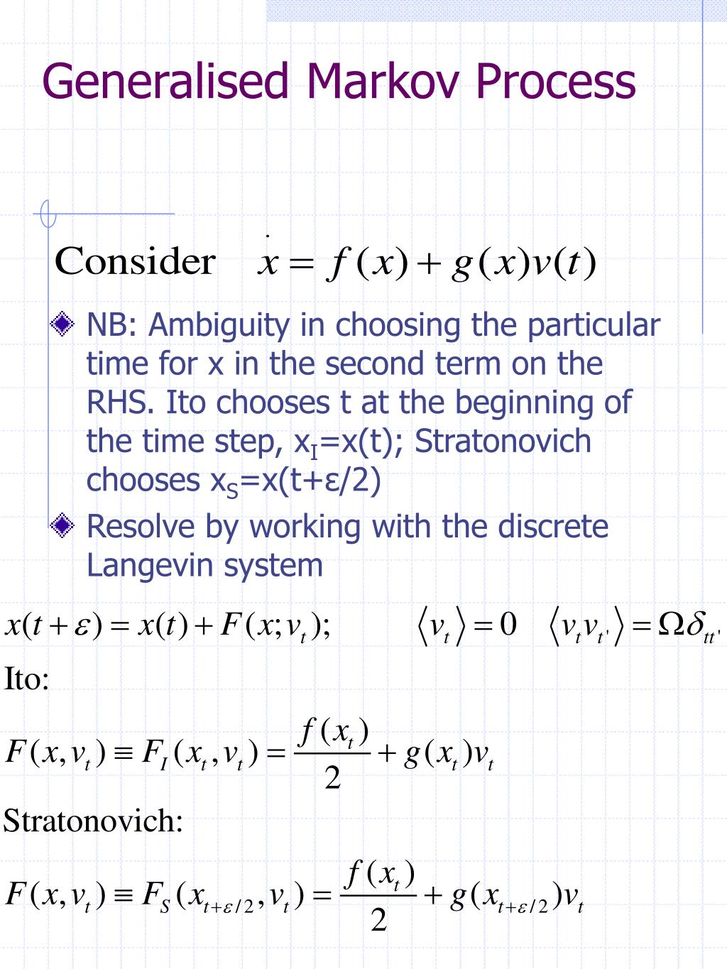 PPT Stochastic Differential Equations PowerPoint Presentation, free