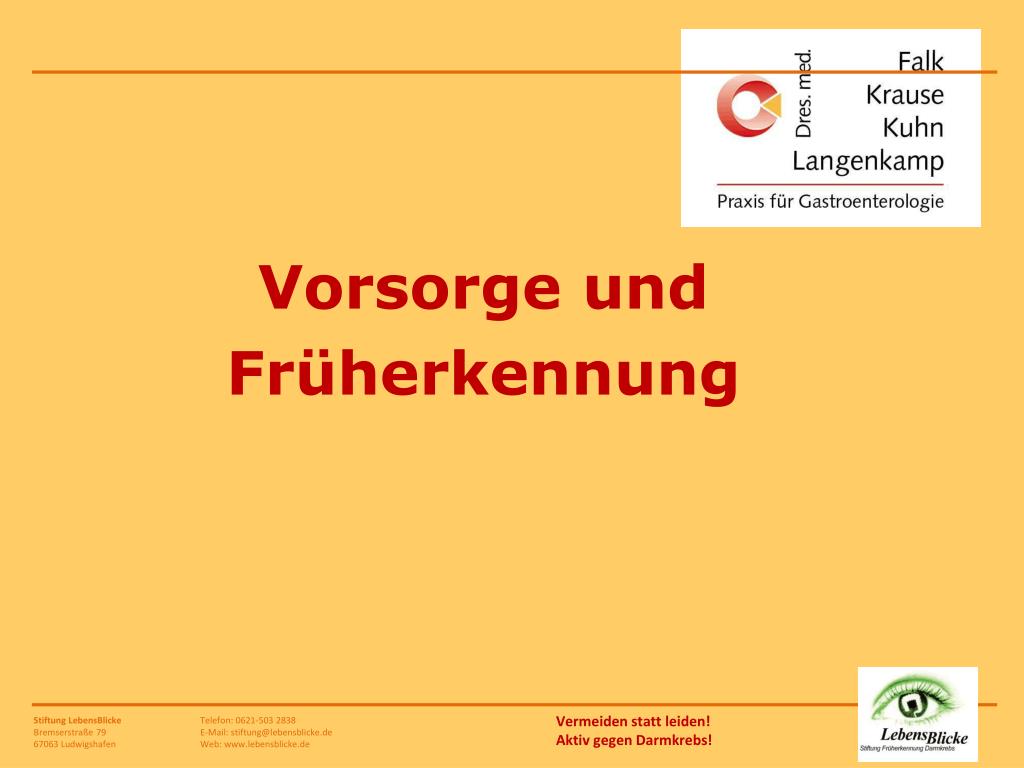 PPT ist besser als Darmkrebs sicher verhindern