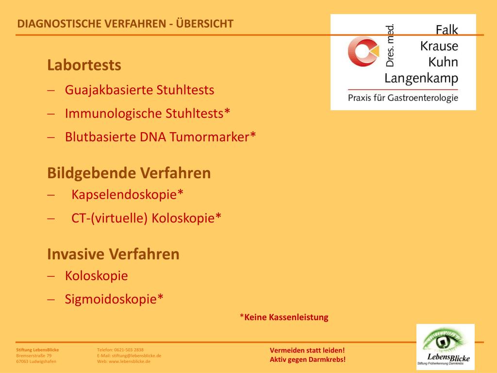 PPT ist besser als Darmkrebs sicher verhindern
